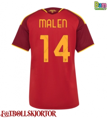AS Roma Donyell Malen #14 Hemmatröja Dam 2026-27 Kortärmad